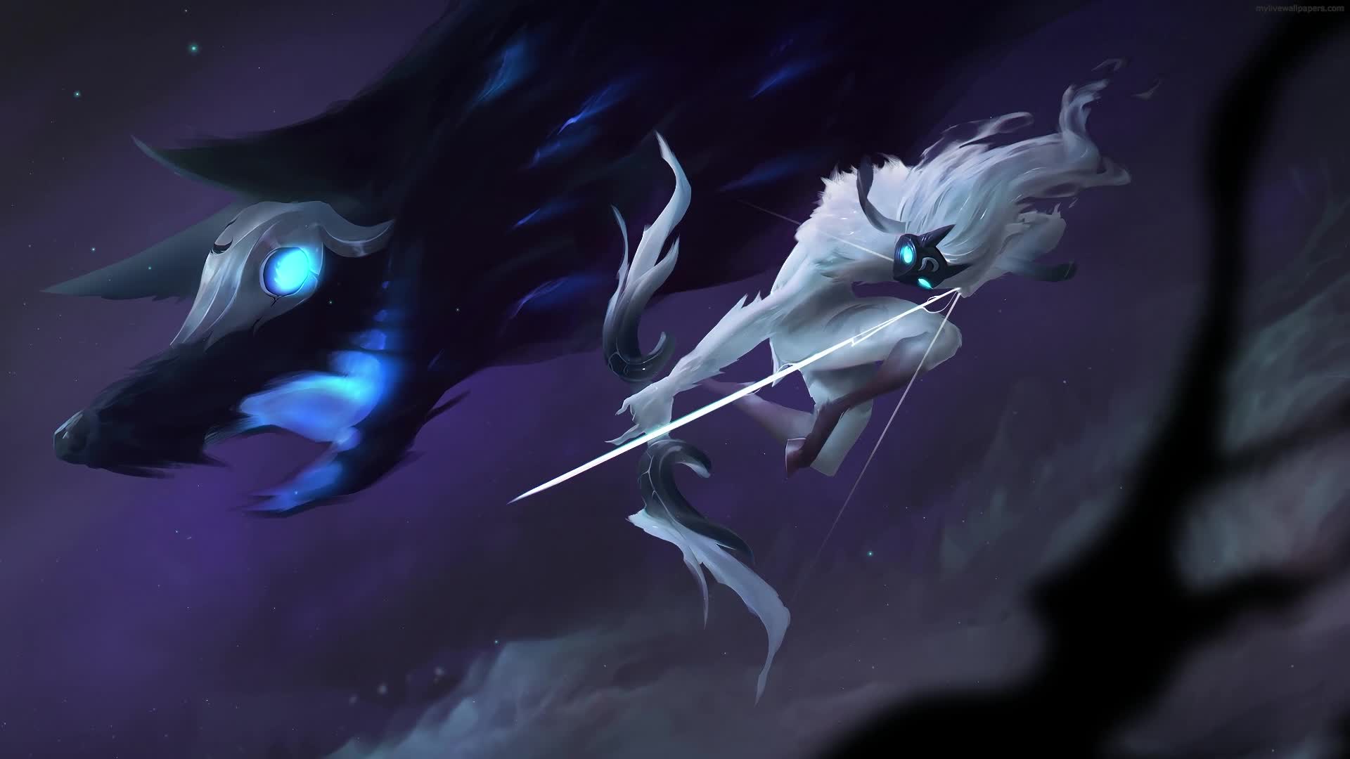 PC The Lamb and the Wolf Kindred Live Wallpaper Free