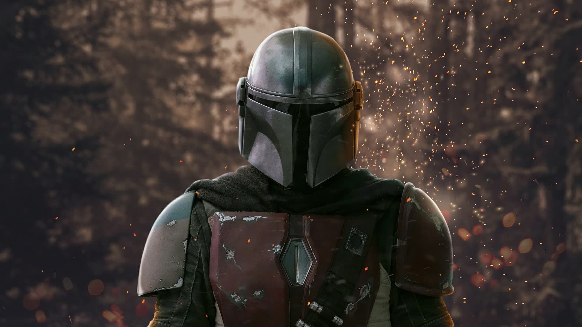 PC Mandalorian Sparks Star Wars Live Wallpaper Free