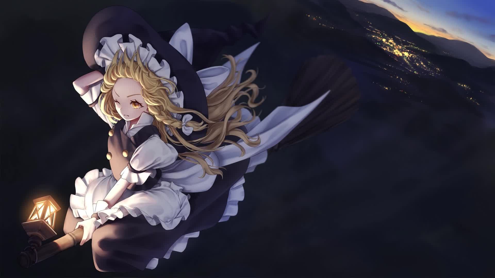 PC Marisa Kirisame Touhou Project Live Wallpaper Free