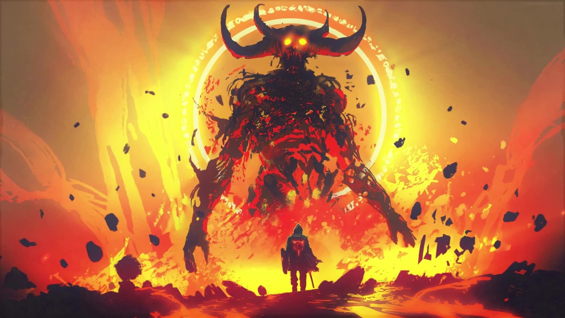 PC Fighting My Demon Live Wallpaper Free