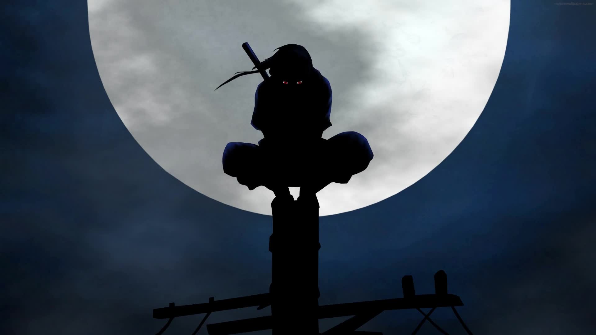 PC Itachi Uchiha Birds Live Wallpaper Free