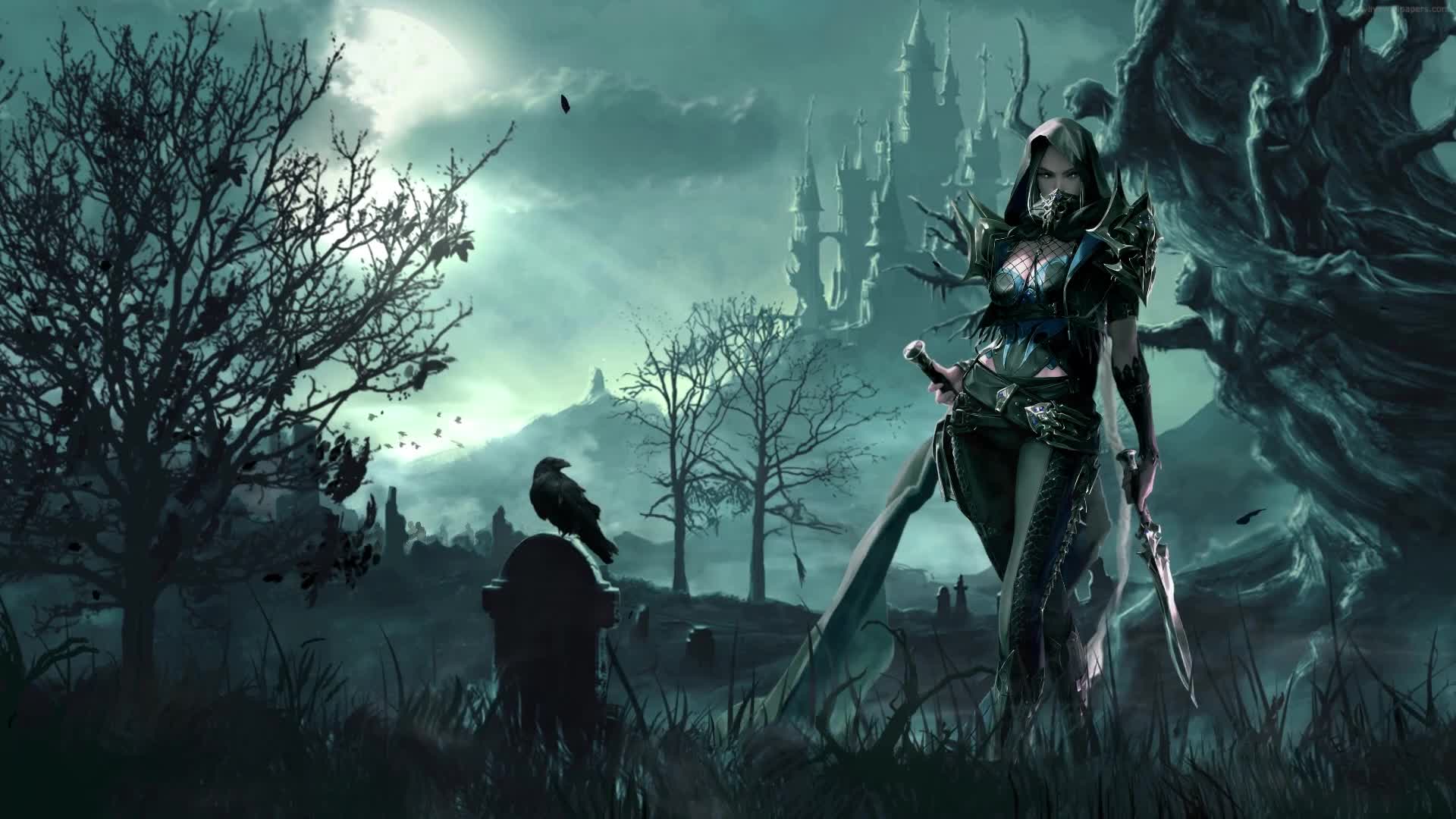 PC Night Assassin Live Wallpaper Free