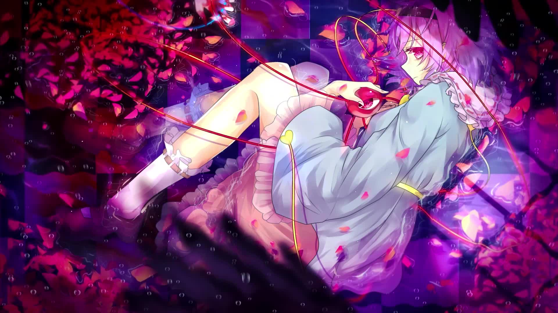 PC Anime Girl Bubbles Live Wallpaper Free