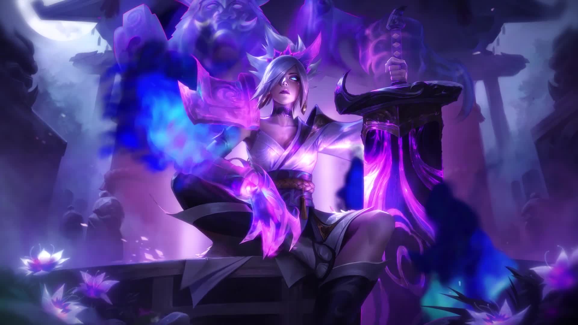 PC Spirit Blossom Riven LoL Skin Live Wallpaper Free