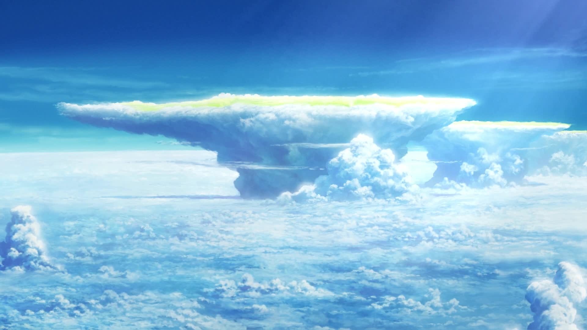 PC Painted Clouds Live Wallpaper Free