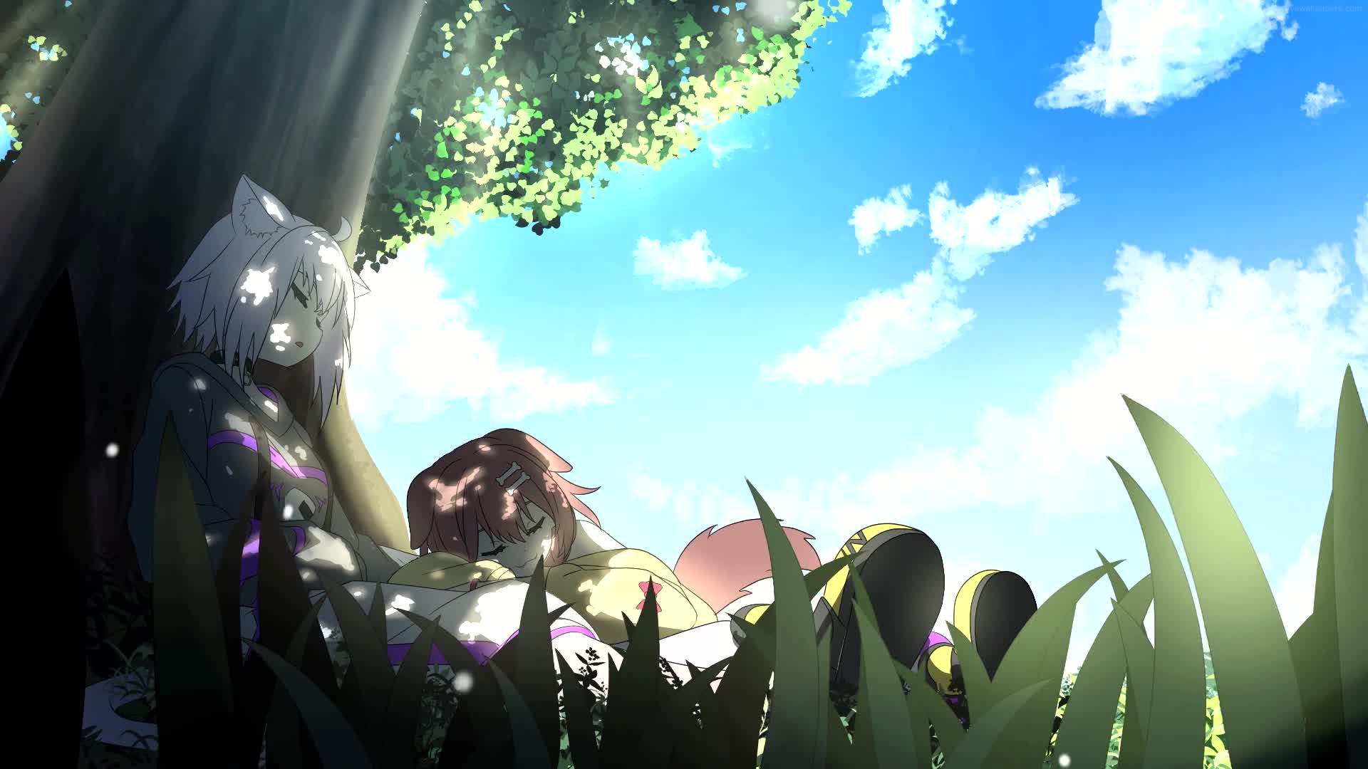 PC Inugami and Nekomata Hololive Live Wallpaper Free