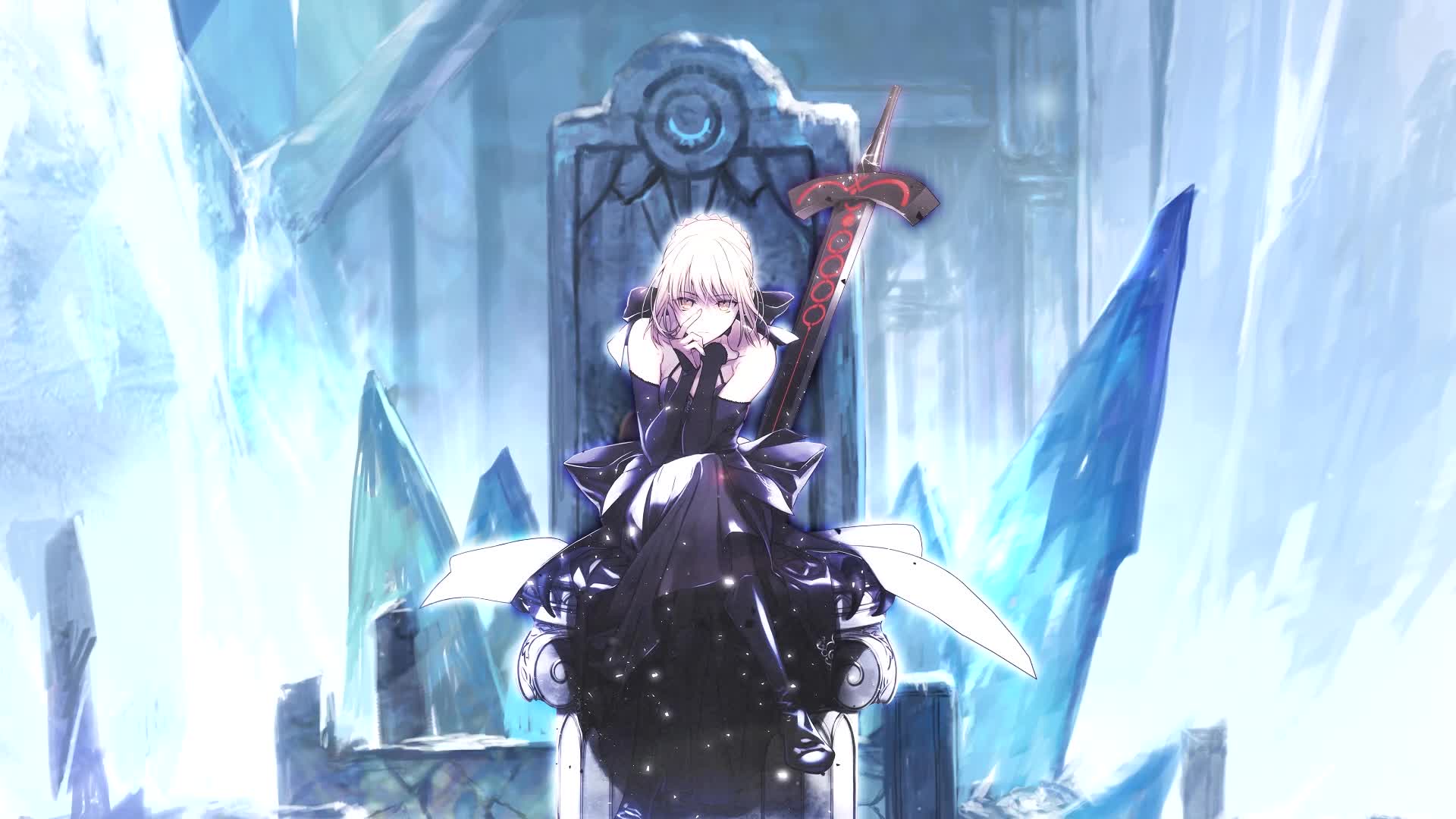 PC Throne Artoria Pendragon Live Wallpaper Free