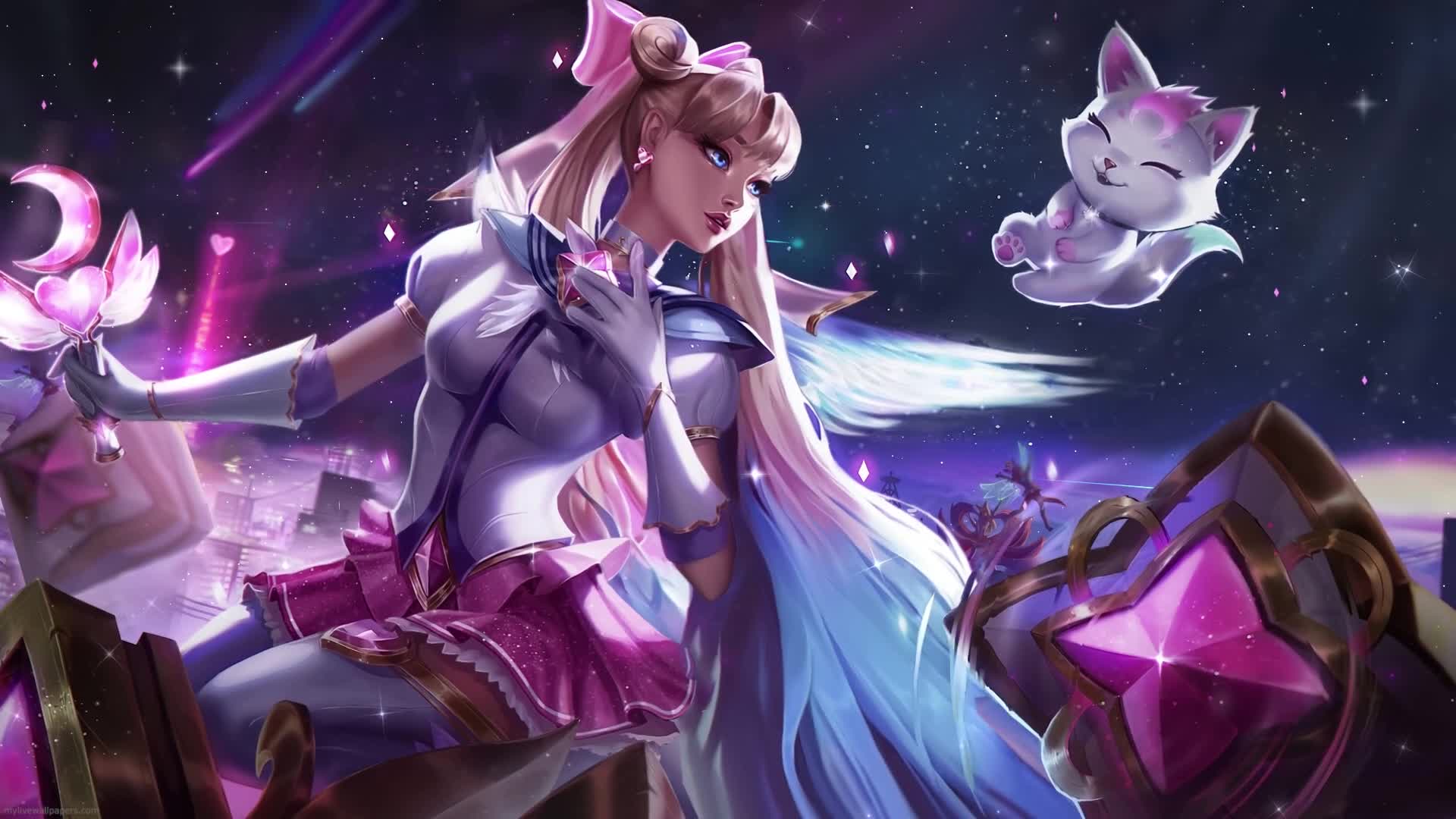 PC Star Guardian Seraphine Live Wallpaper Free