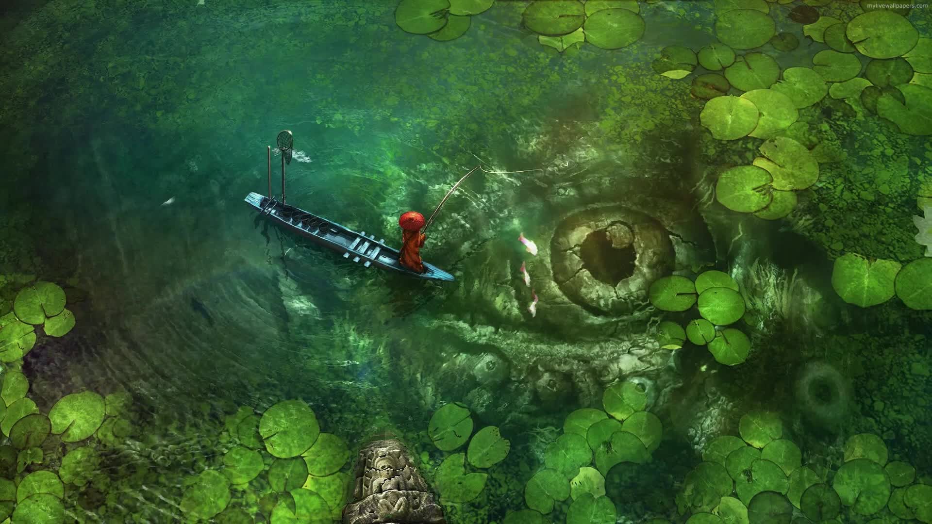PC The Fisherman Live Wallpaper Free