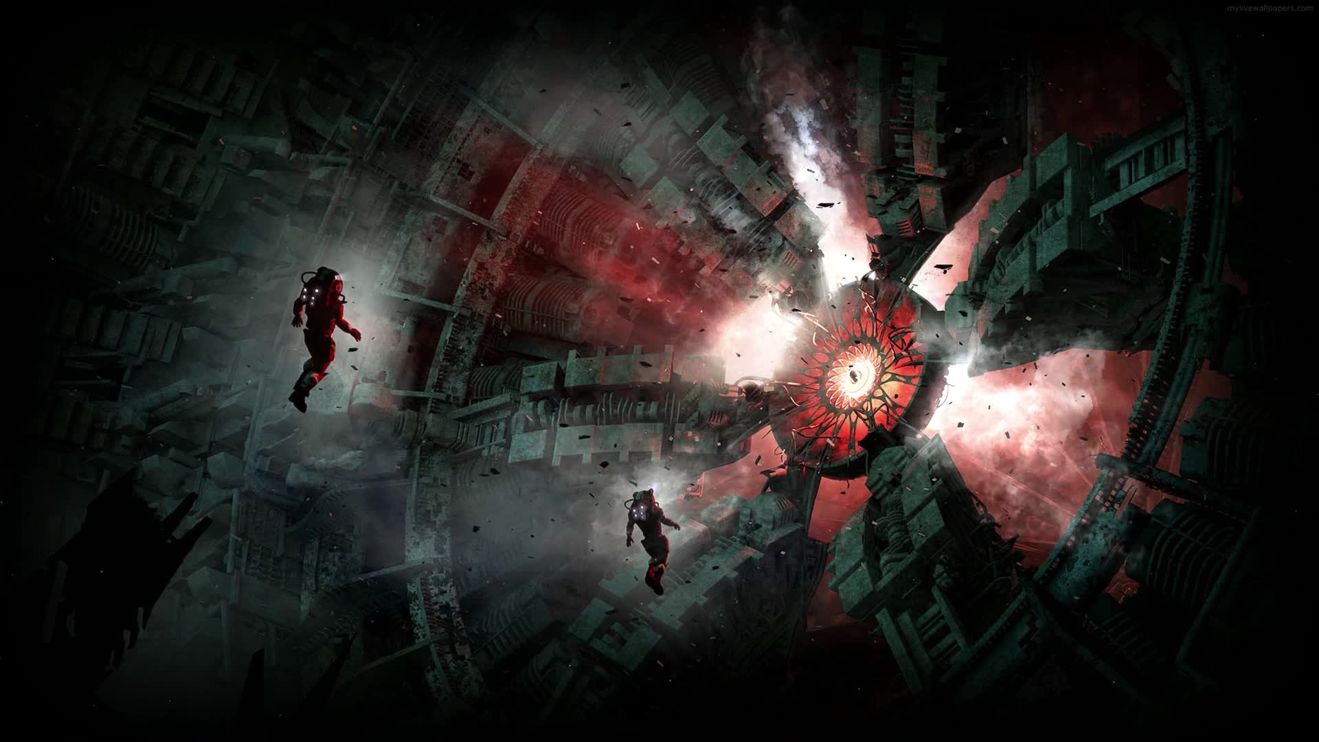 PC Abandoned Space Station Live Wallpaper Free