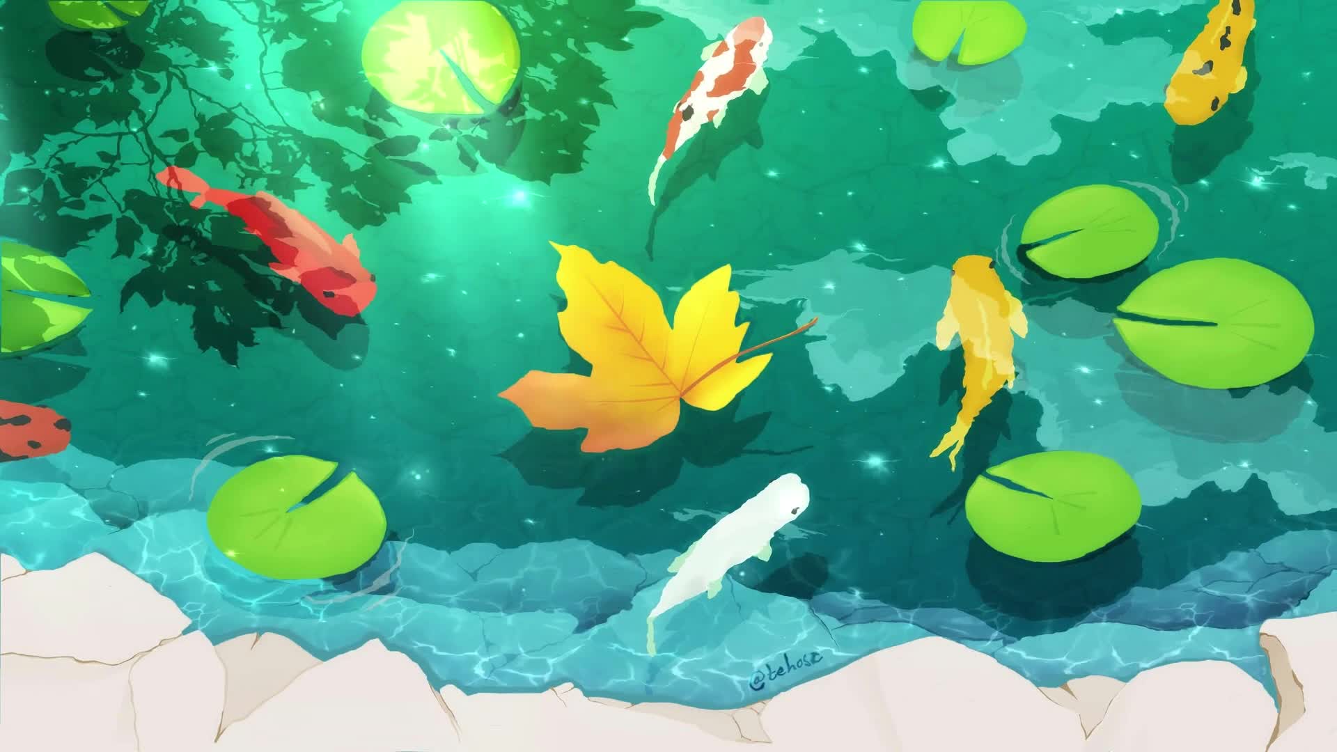 PC Koi Pond Live Wallpaper Free