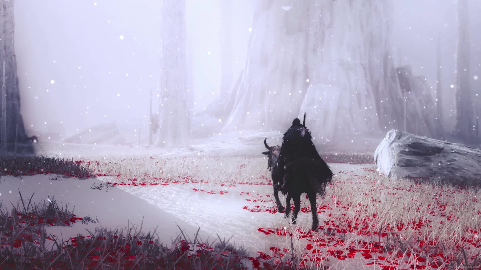 PC Elden Ring Snowfields Live Wallpaper Free