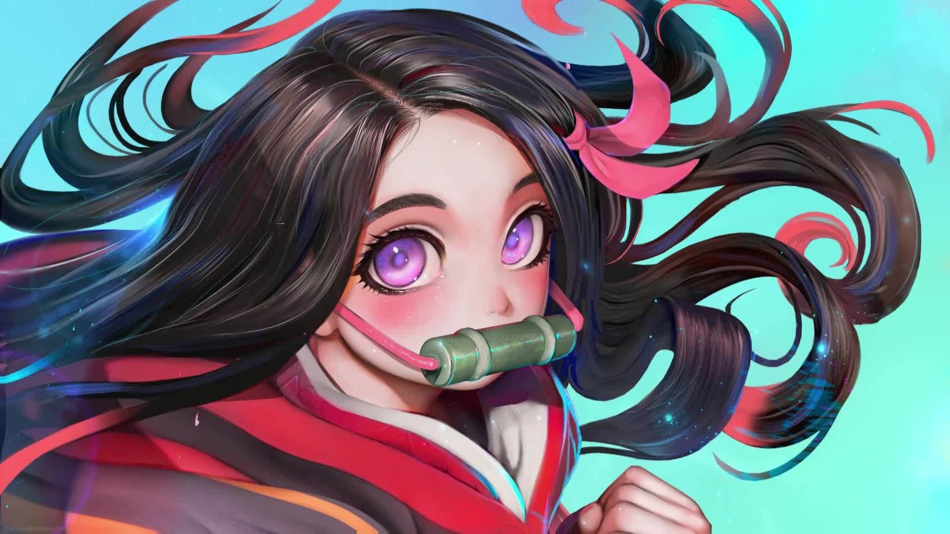 PC Nezuko Demon Slayer Live Wallpaper Free