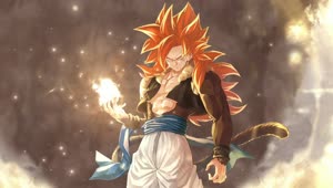 PC Gogeta SS4 Dragon Ball Fighterz Live Wallpaper Free