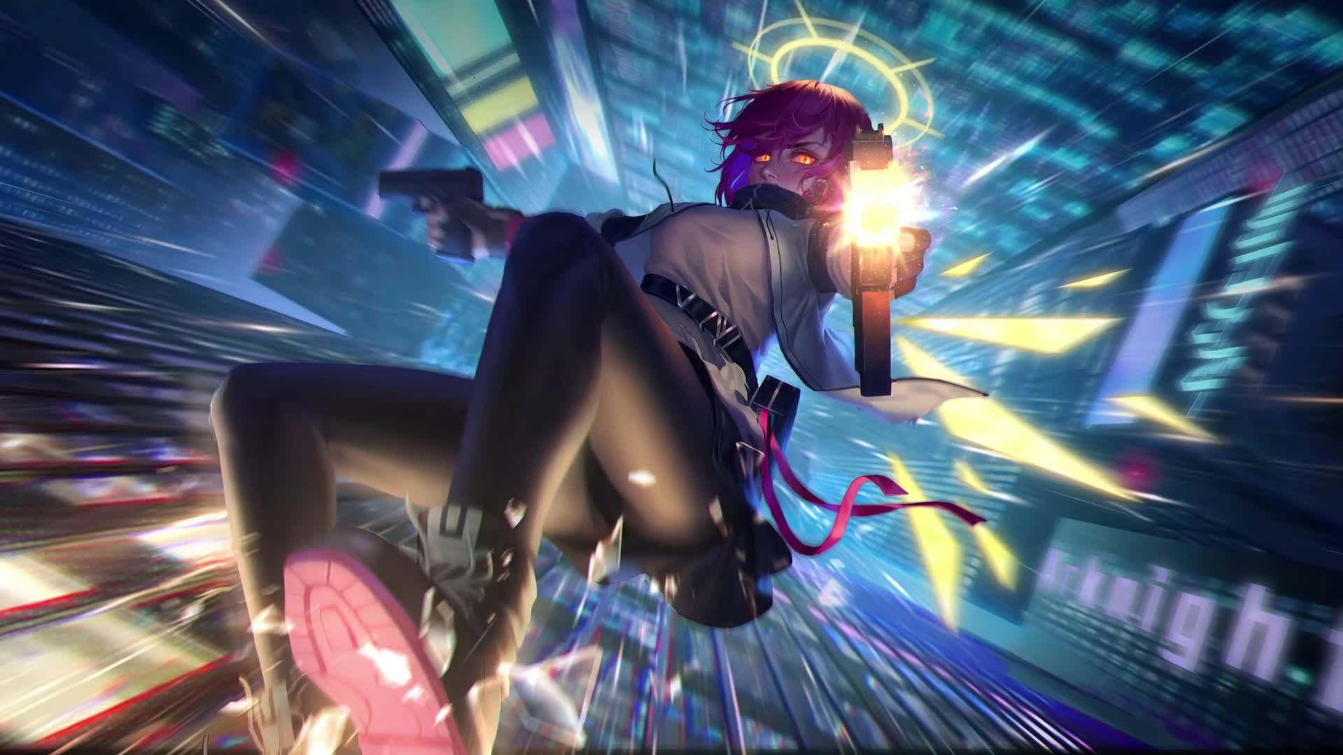 PC Angel Fighter Live Wallpaper Free