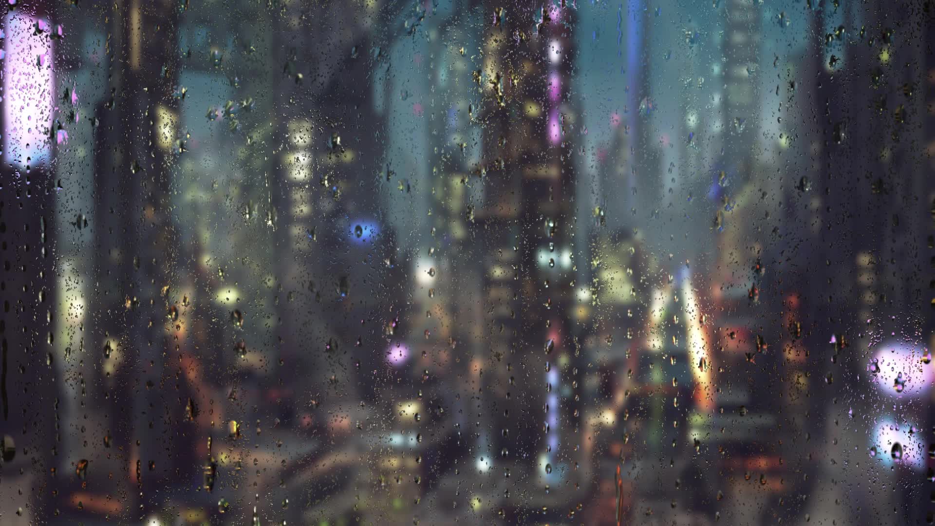 PC Rainy Day Live Wallpaper Free