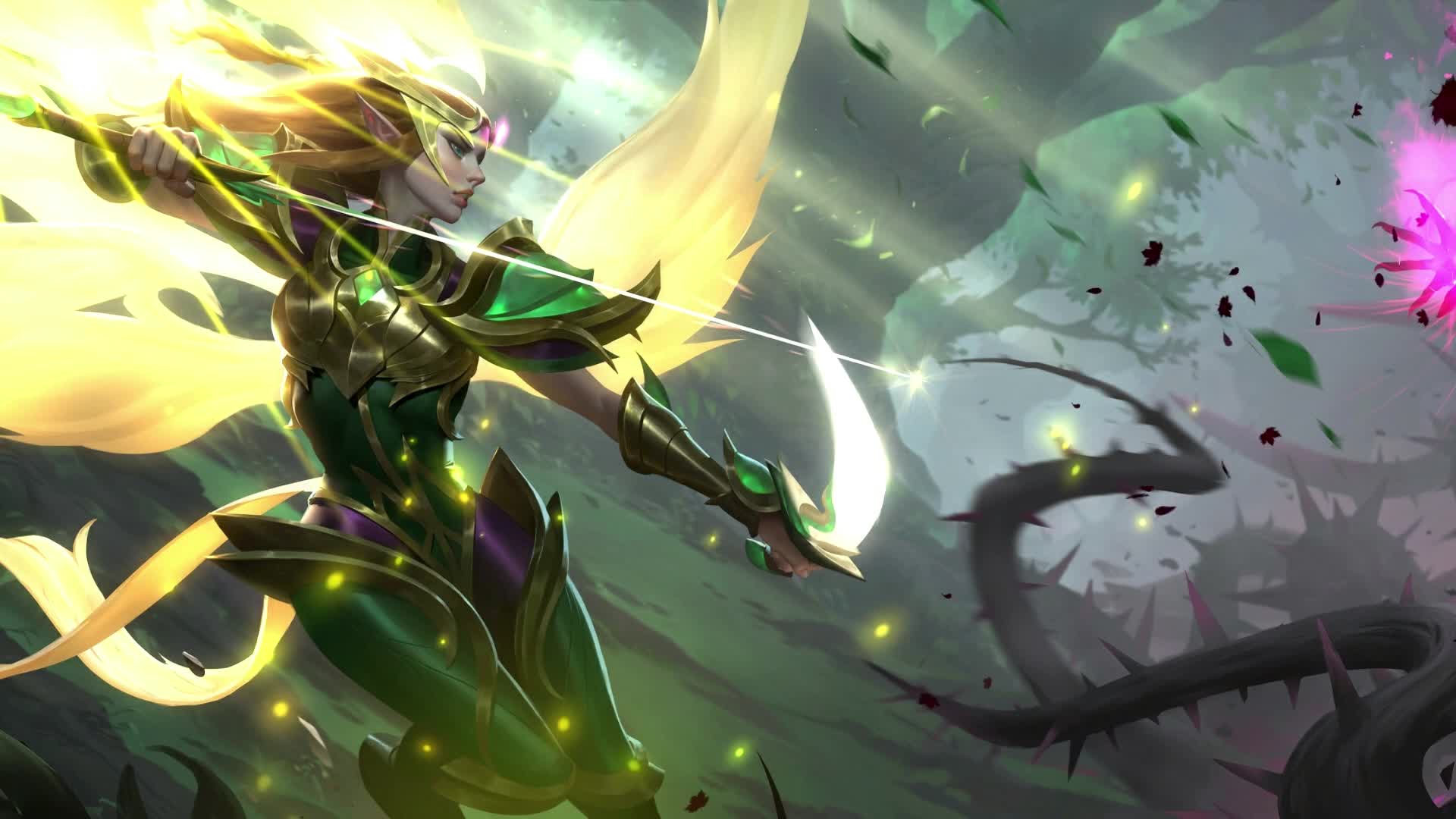 PC  Viridian Kayle LOL Live Wallpaper Free