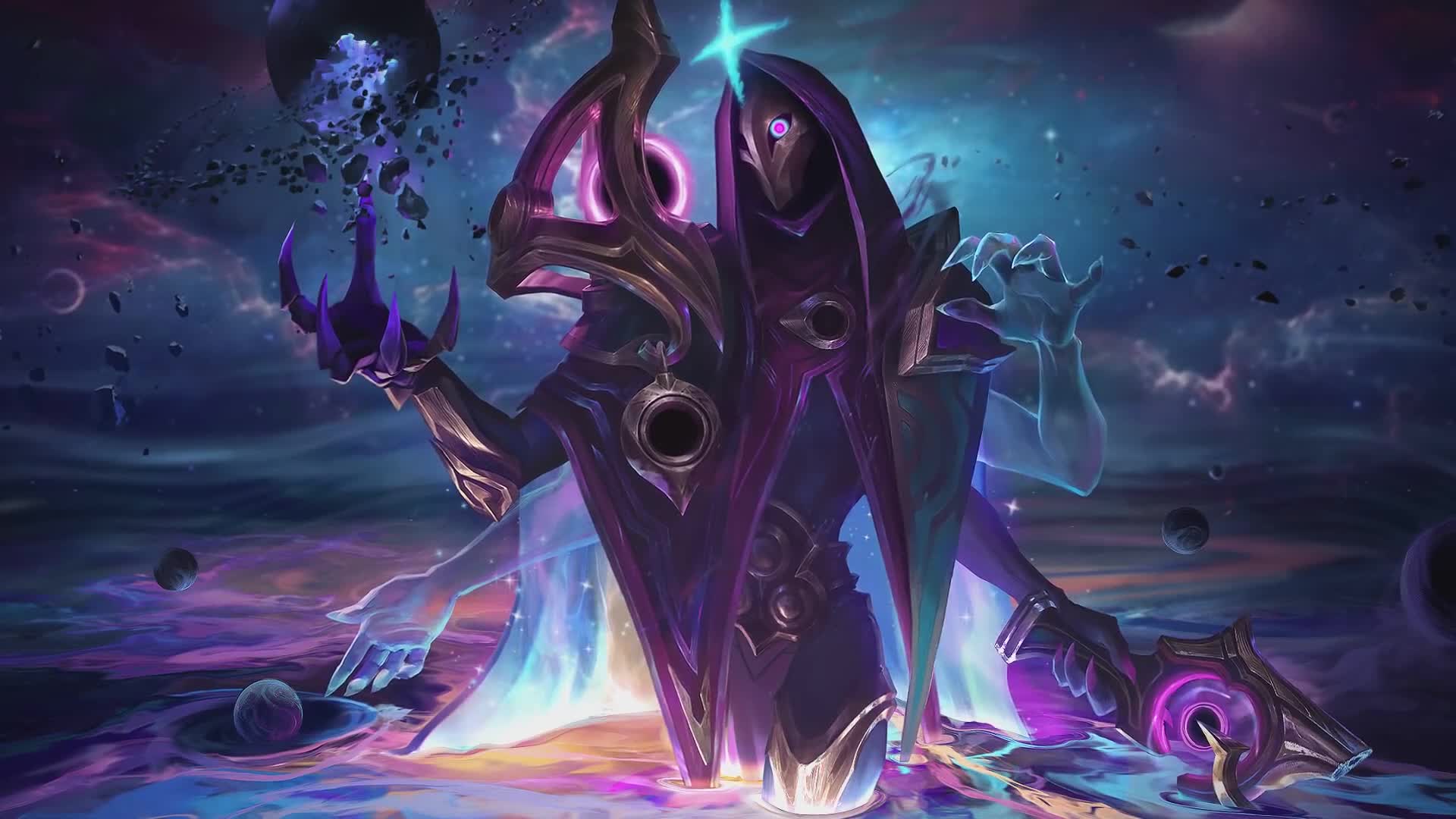 PC  Dark Cosmic Jhin LOL Live Wallpaper Free