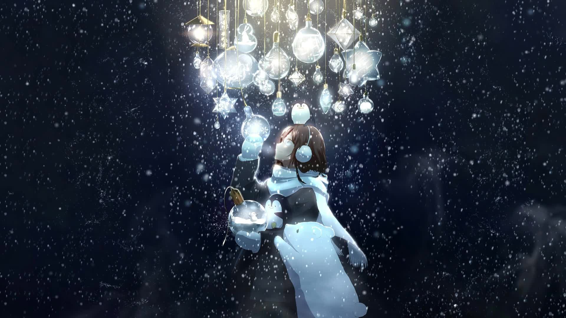 PC Snow Girl Live Wallpaper Free