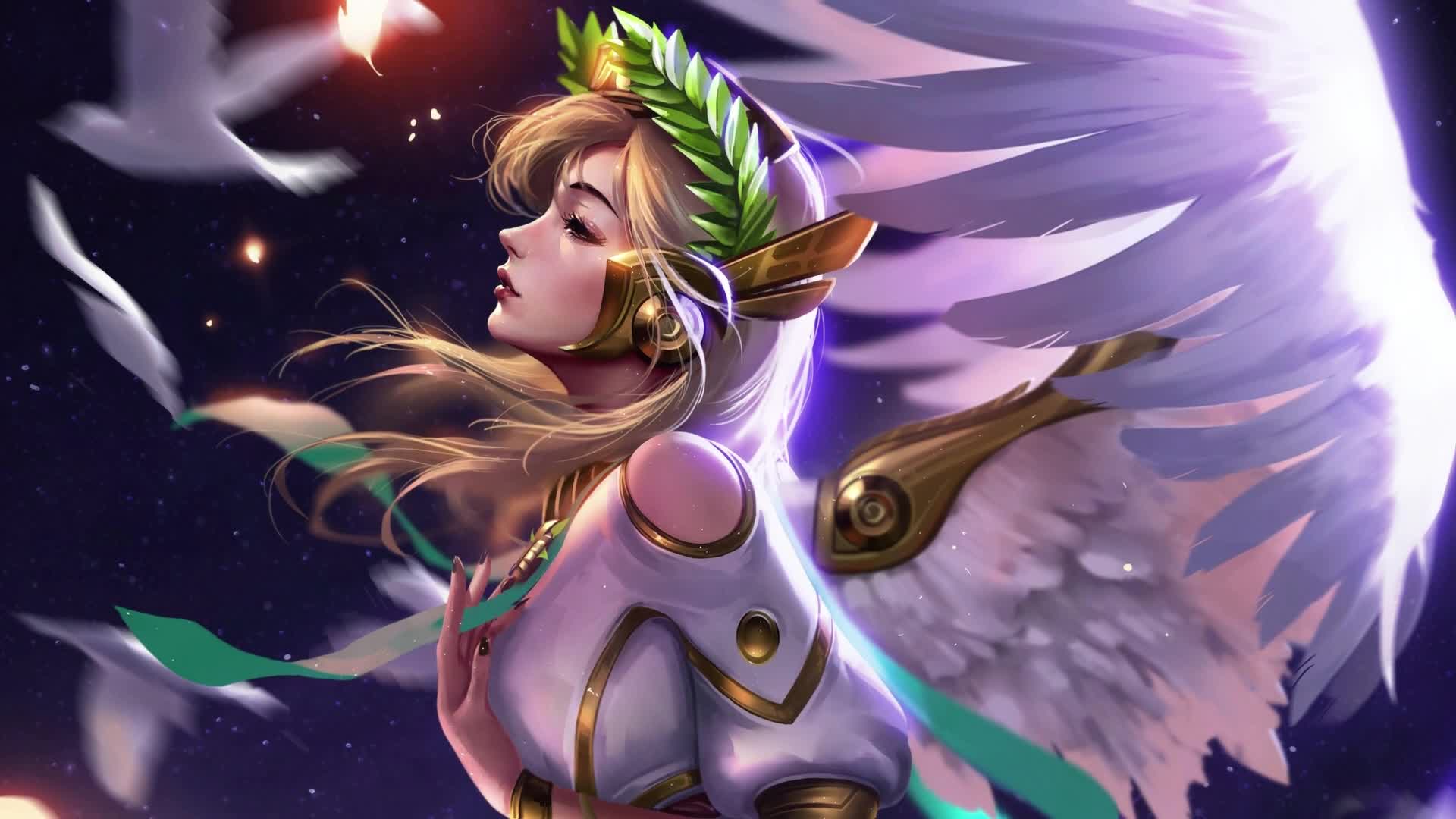 PC  Mercy Overwatch Live Wallpaper Free
