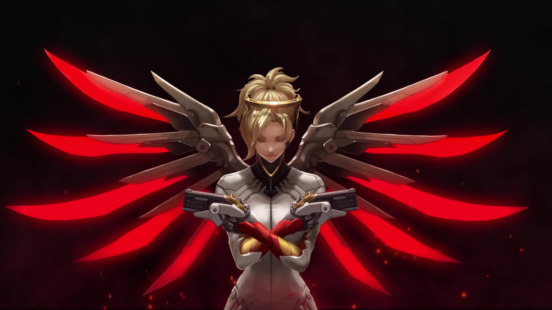 PC Mercy Guns Overwatch Live Wallpaper Free