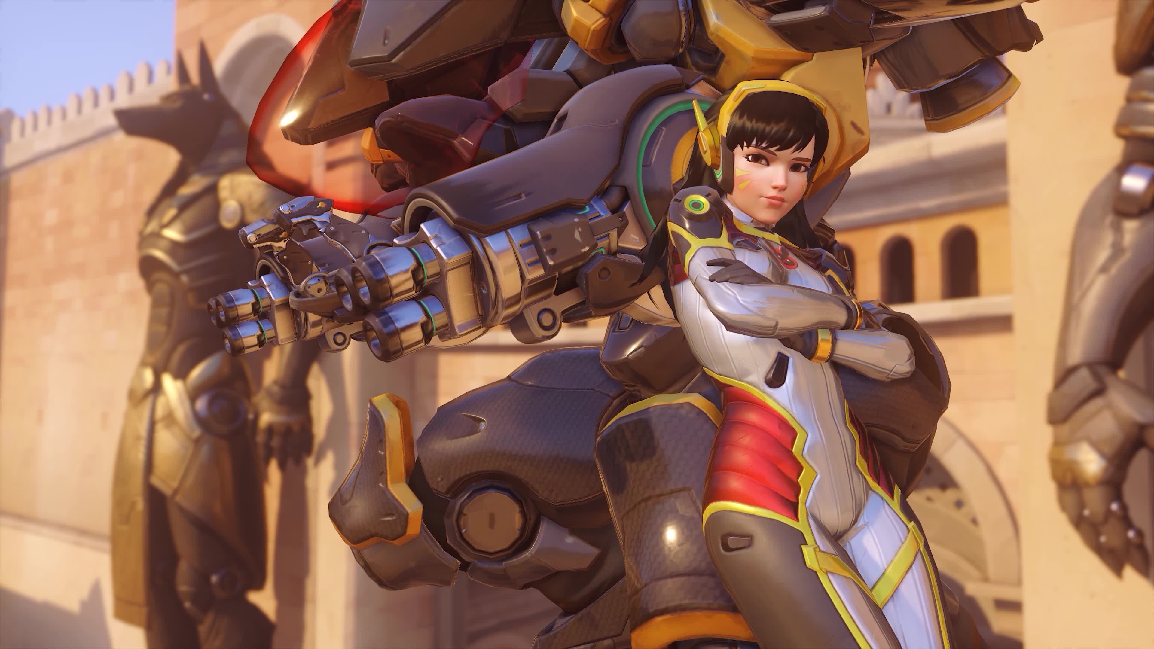 PC DvA Carbon Fiber Overwatch 4K Live Wallpaper Free