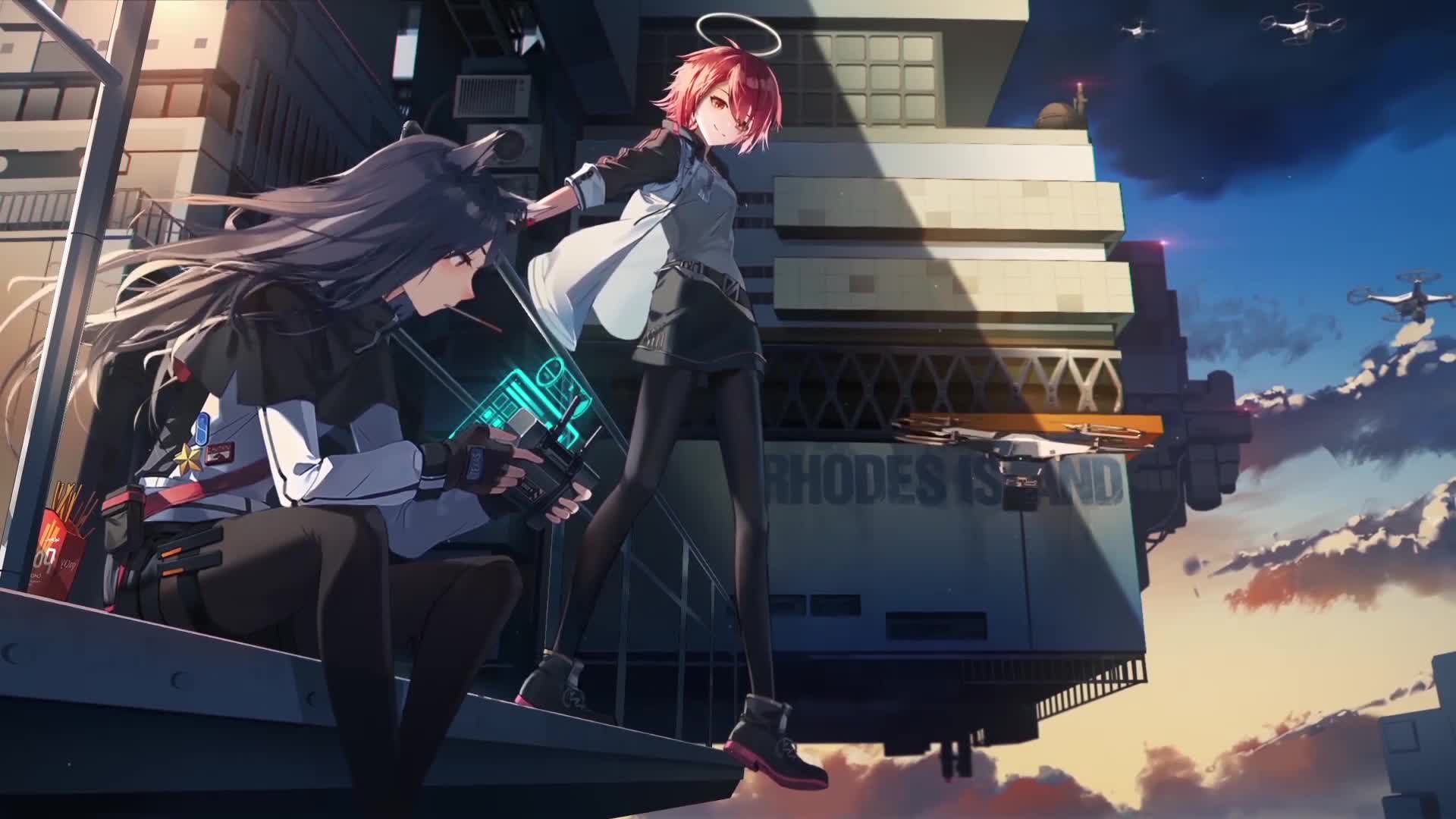 PC Drone Arknights Live Wallpaper Free