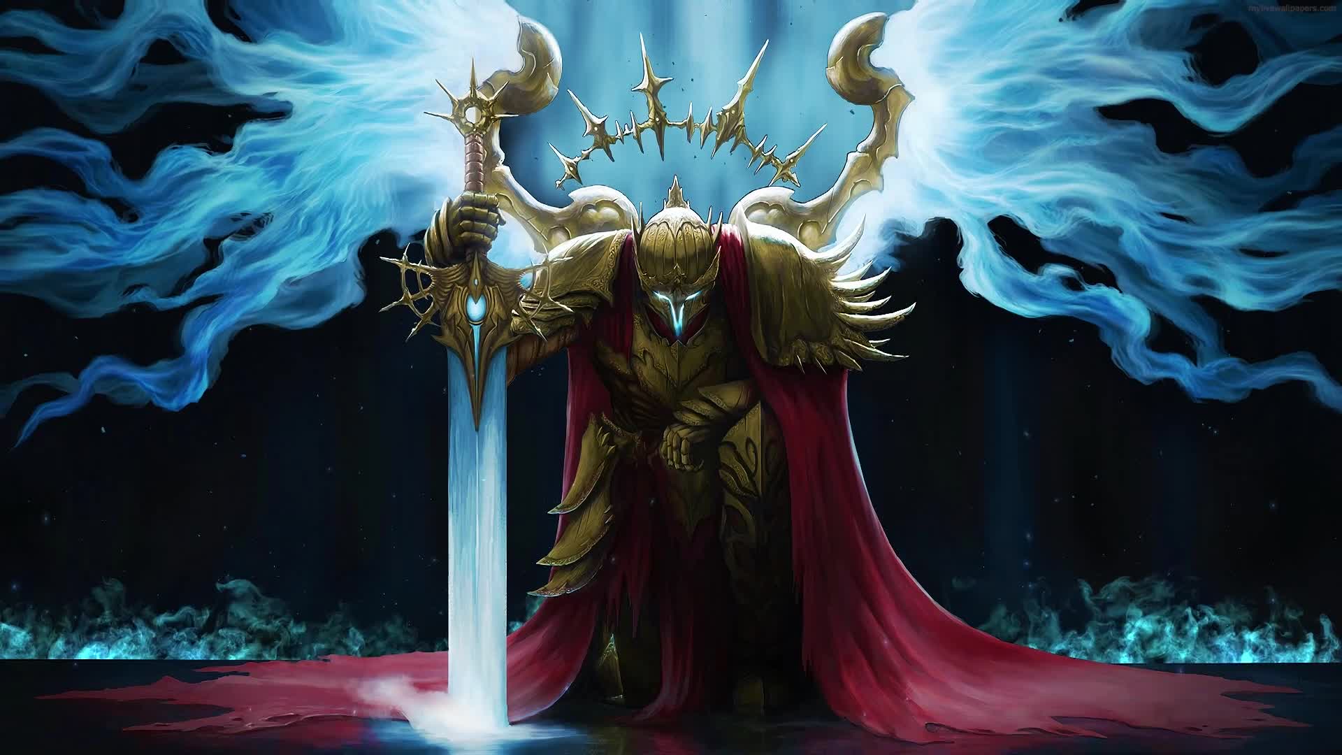 PC Guardian Winged Warrior Live Wallpaper Free