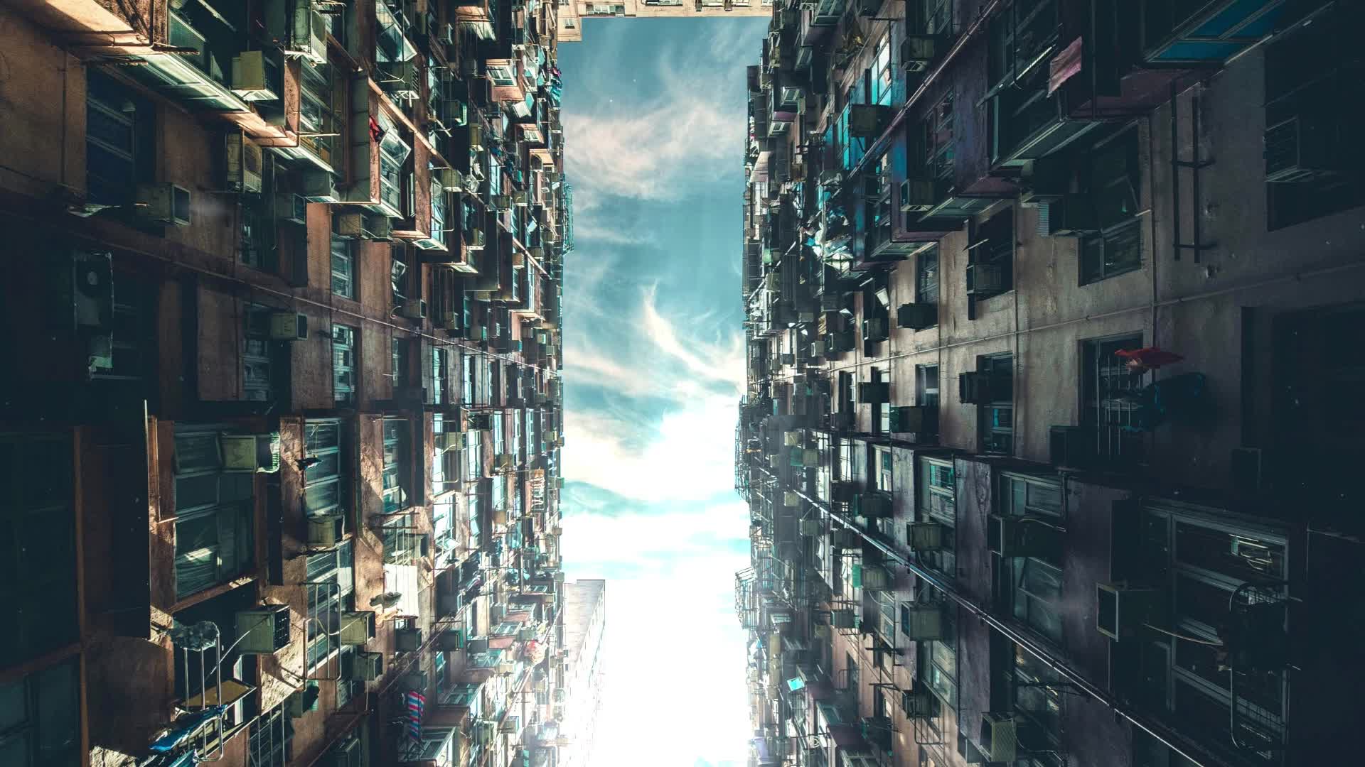 PC Sky Above Slums Below Live Wallpaper Free