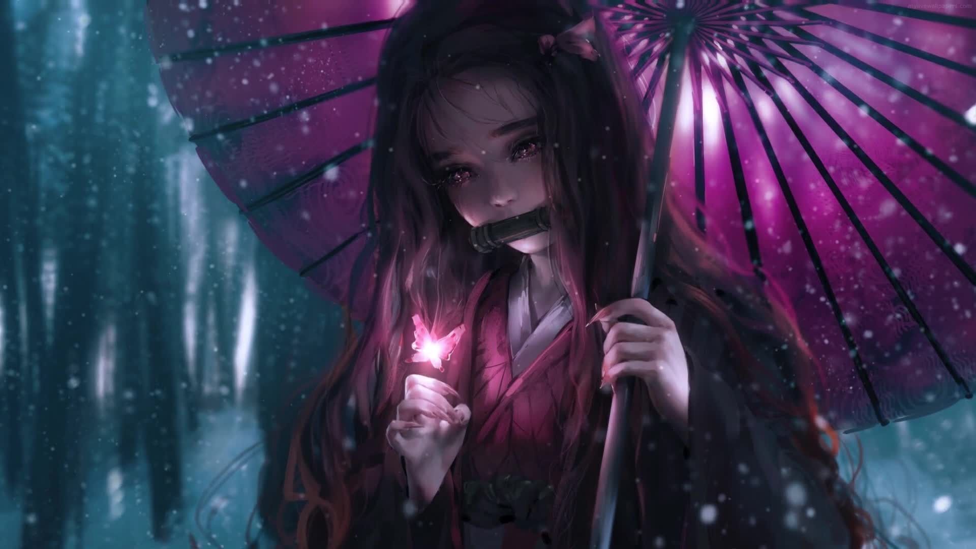 PC Nezuko Kamado Demon Slayer Live Wallpaper Free