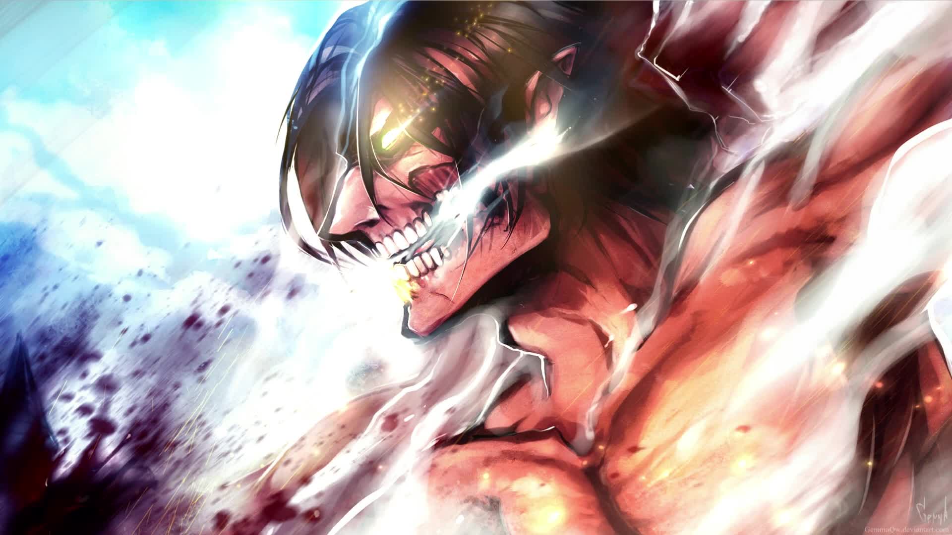 PC Eren Yeager Attack on Time Live Wallpaper Free