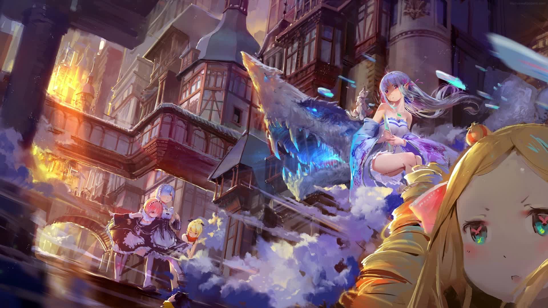 PC Kingdom of Lugnica ReZero Live Wallpaper Free