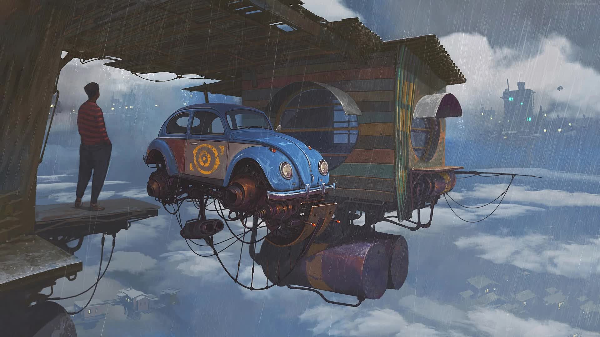 PC Floating Studio Apartment Live Wallpaper Free