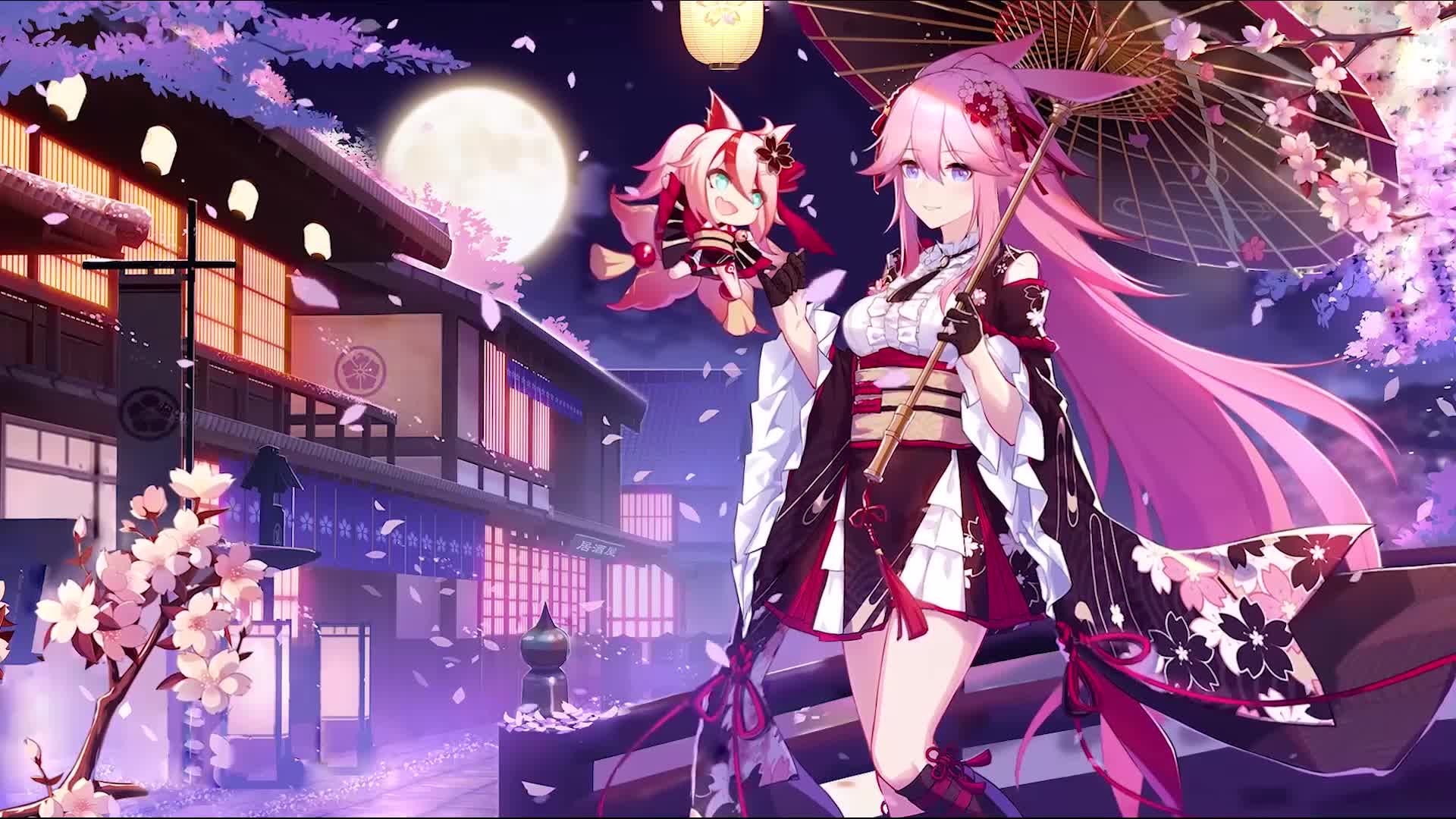 PC Honkai Impact 3 Cherry Blossom Live Wallpaper Free