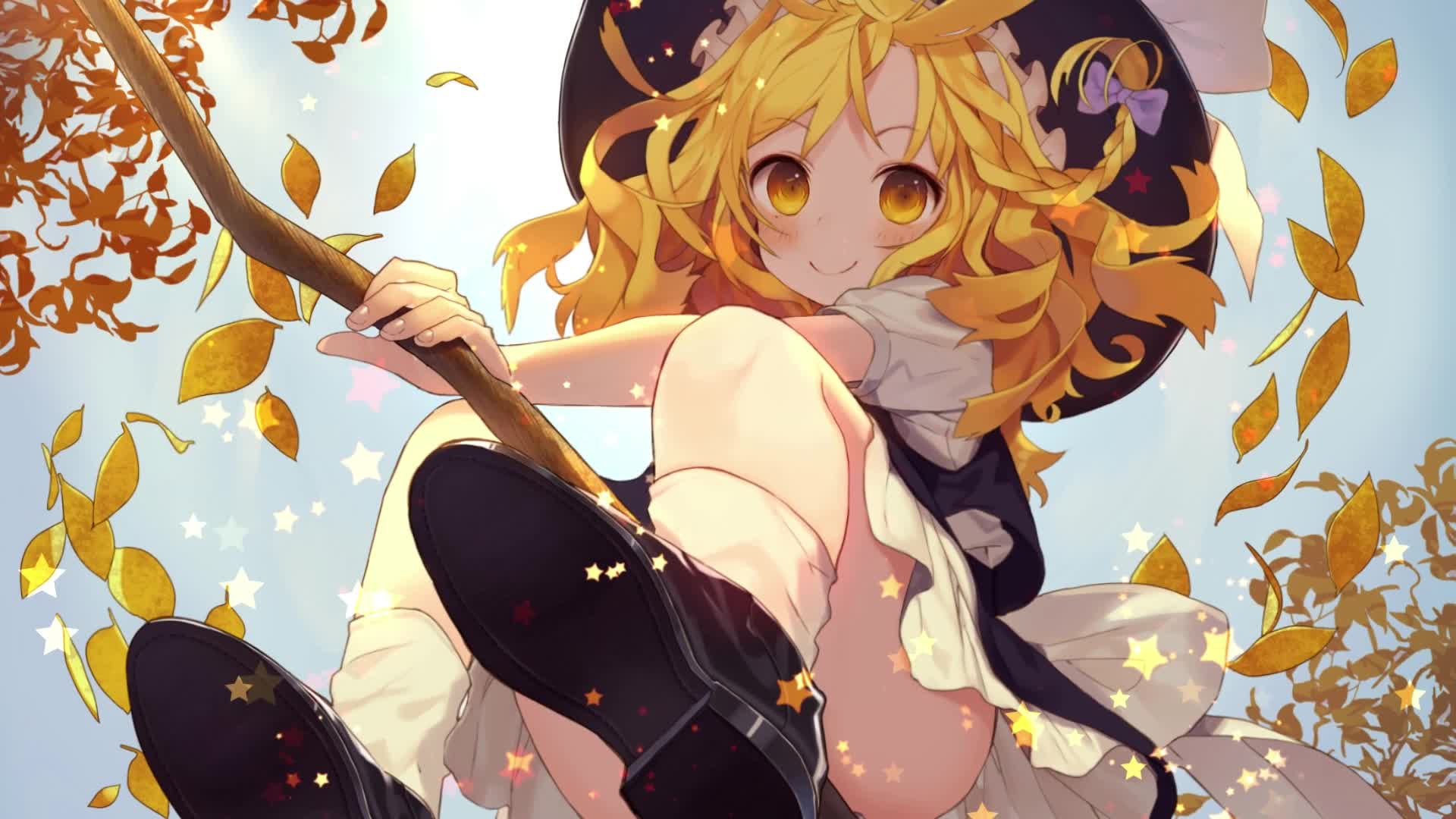 PC Marisa Kirisame Touhou Live Wallpaper Free