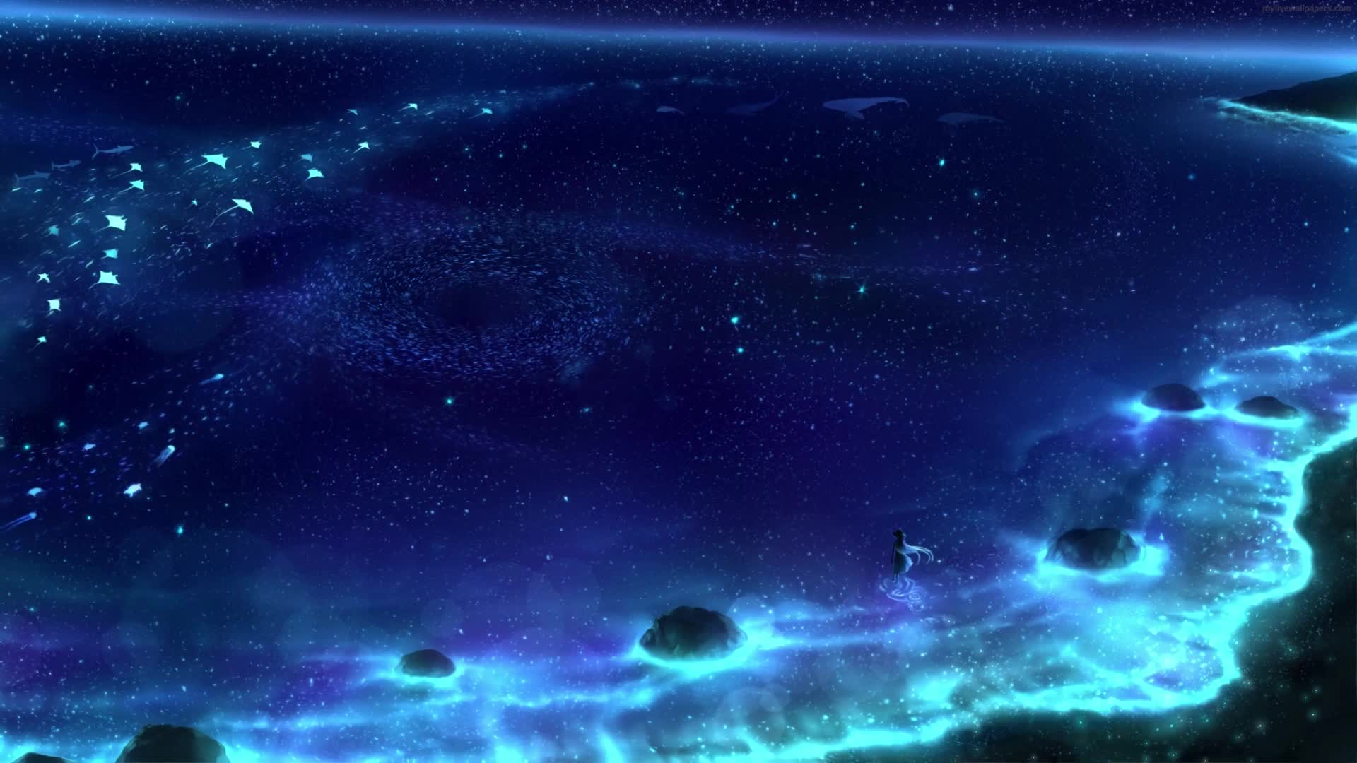 PC Ocean Stars Live Wallpaper Free