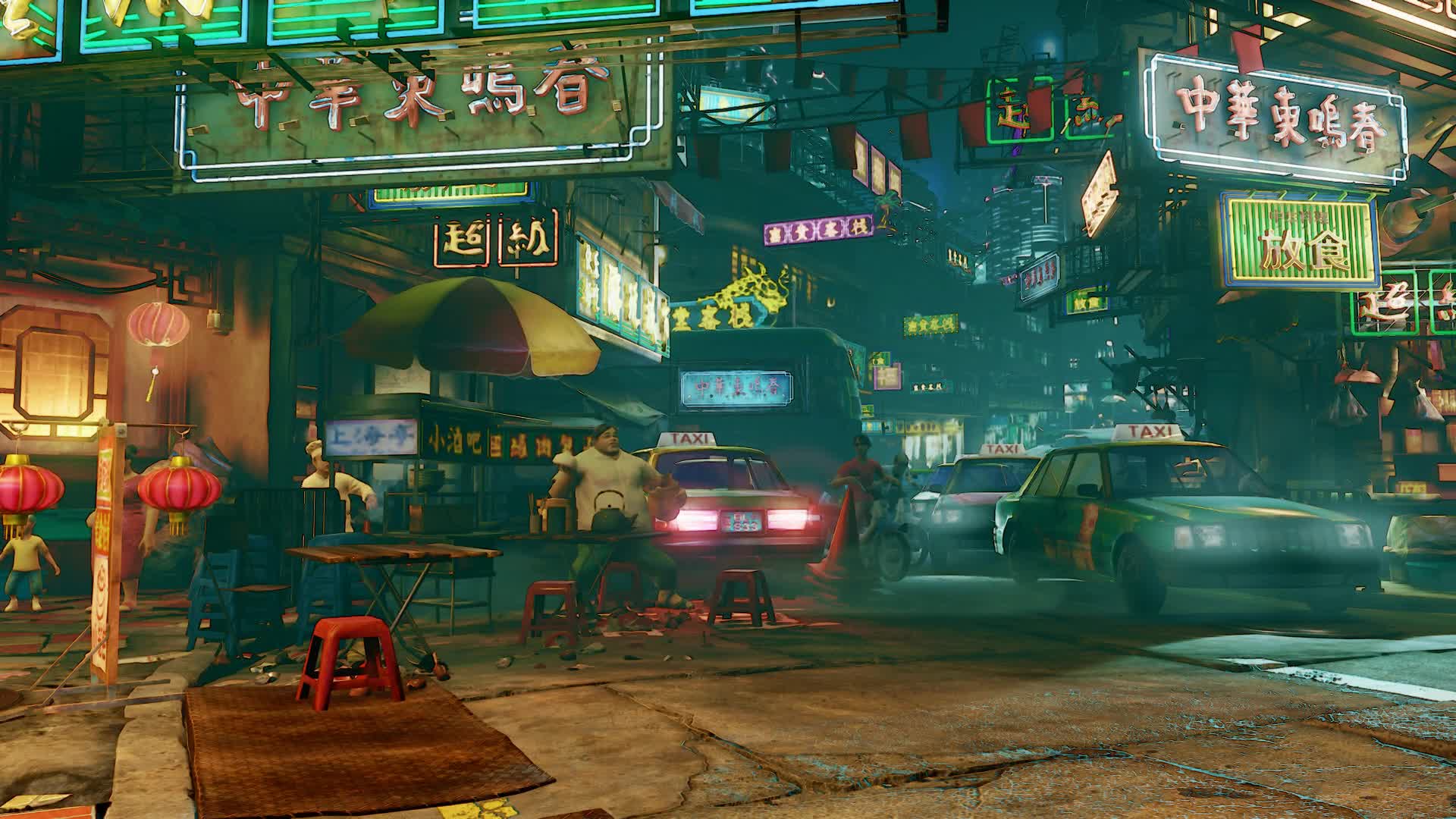 PC Side Street Stage Street Fighter V Live Wallpaper Free