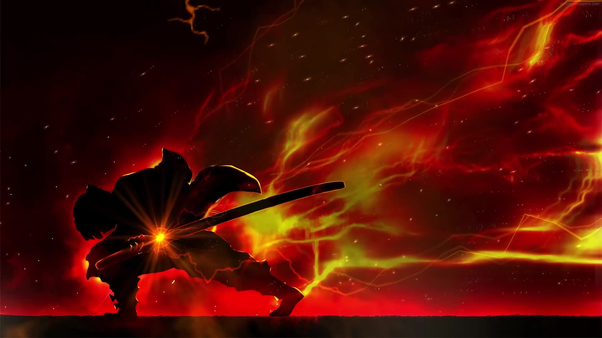 PC Demon Slayer Electricity Live Wallpaper Free