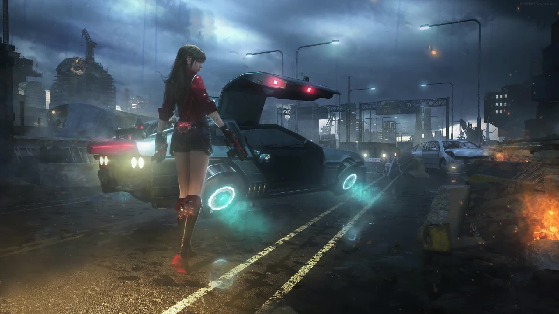 PC Cyber Hunter 1 Live Wallpaper Free