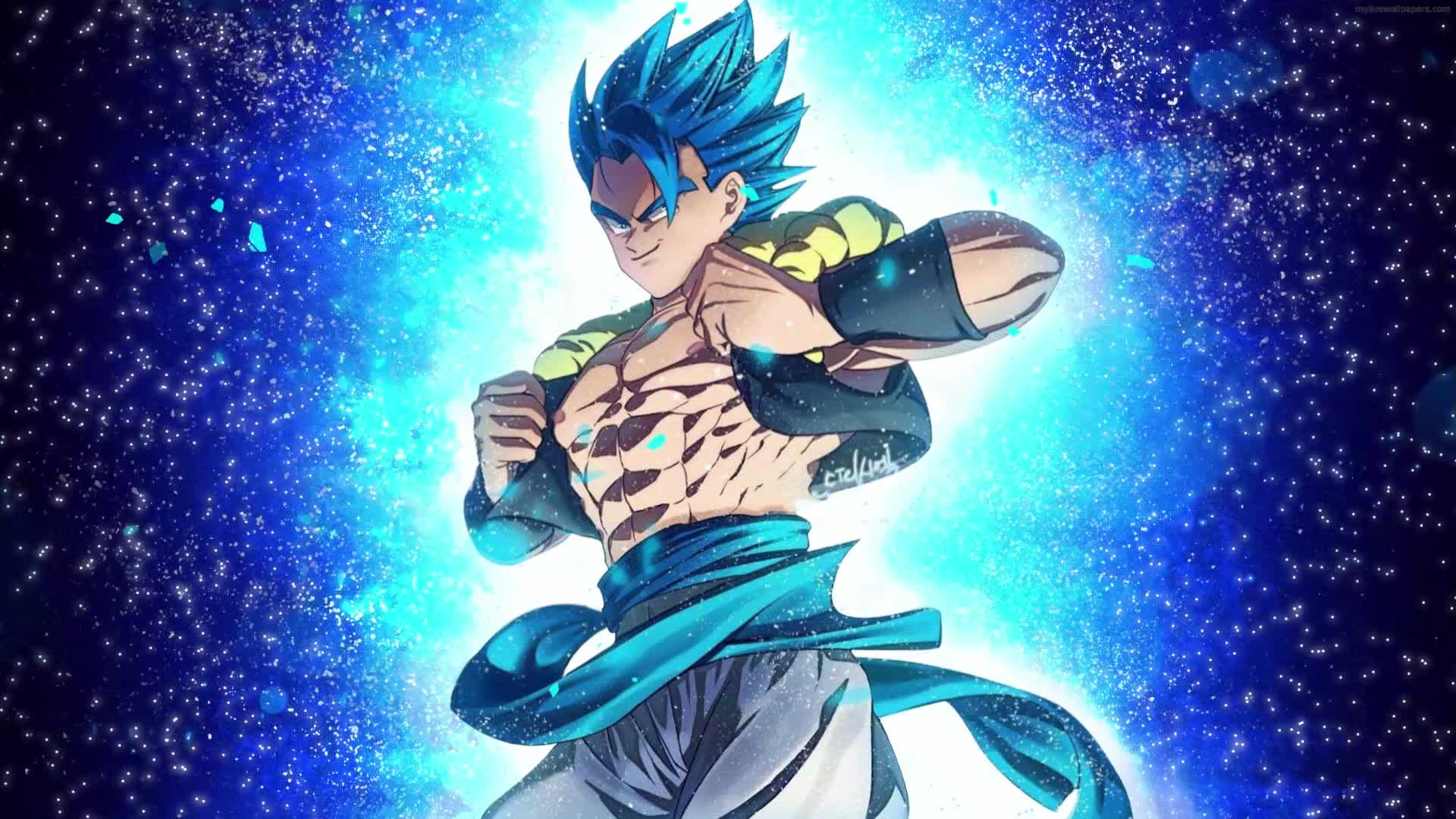 PC Blue Gogeta Live Wallpaper Free live wallpaper