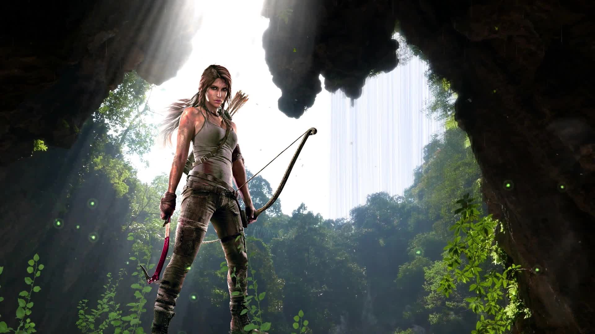 PC Tomb Raider Cave Live Wallpaper Free