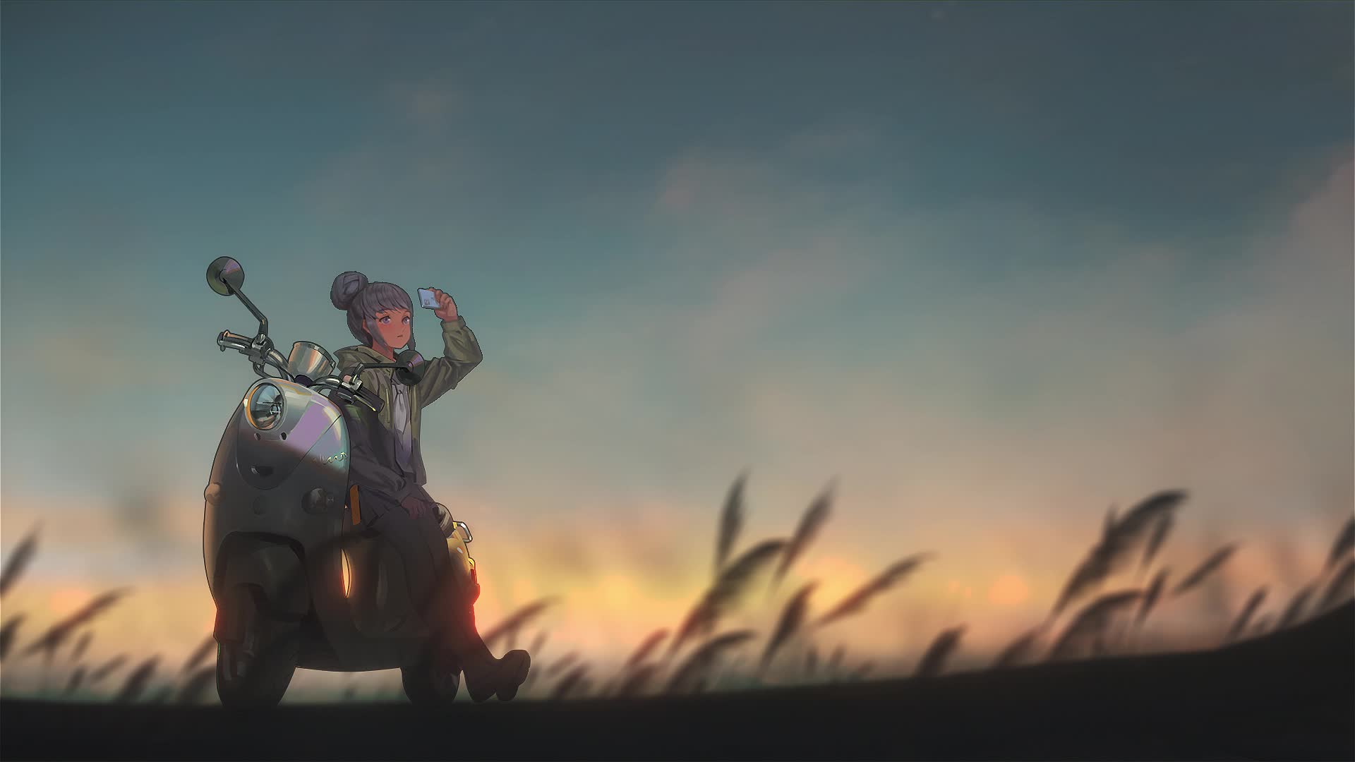 PC Shimo Rin Selfie Live Wallpaper Free