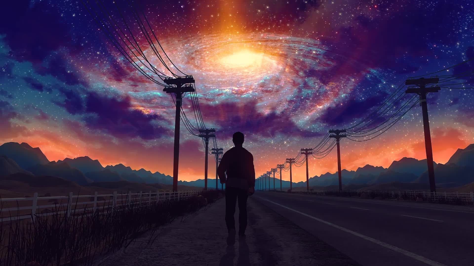 PC Galaxy Walk Live Wallpaper Free