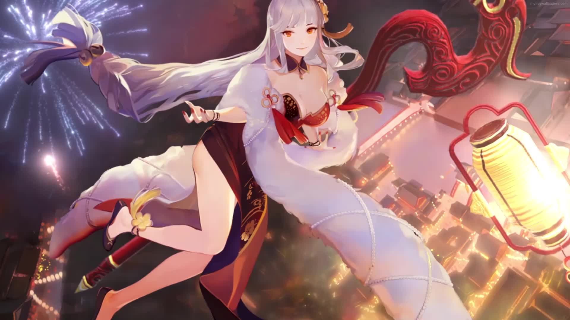 PC Midnight Lantern Festival Live Wallpaper Free