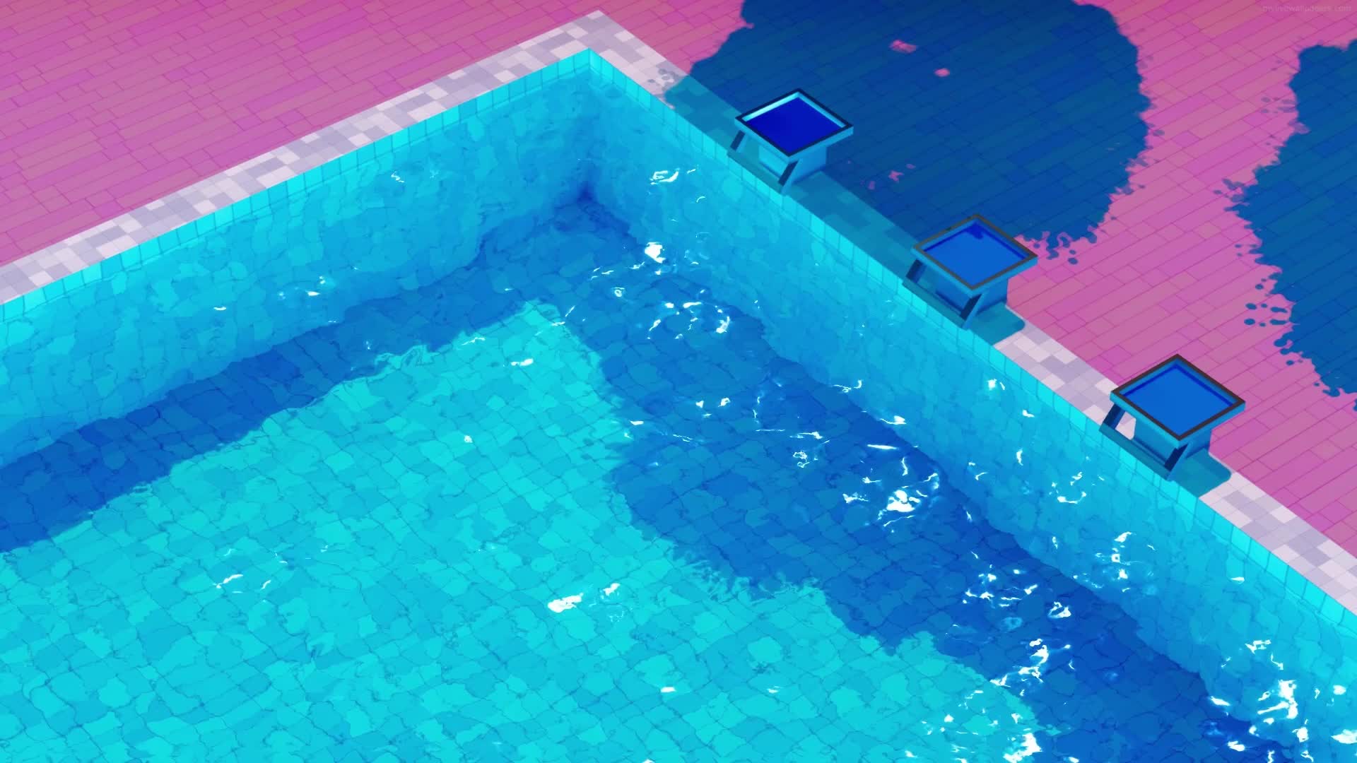 PC Pool Waves Live Wallpaper Free