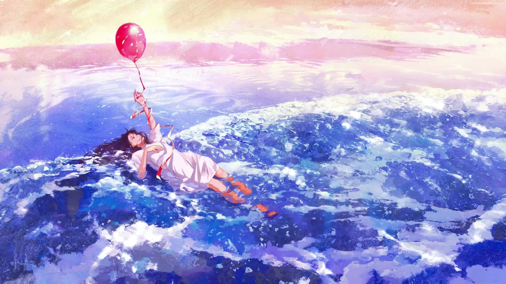 PC Beach Balloon Live Wallpaper Free