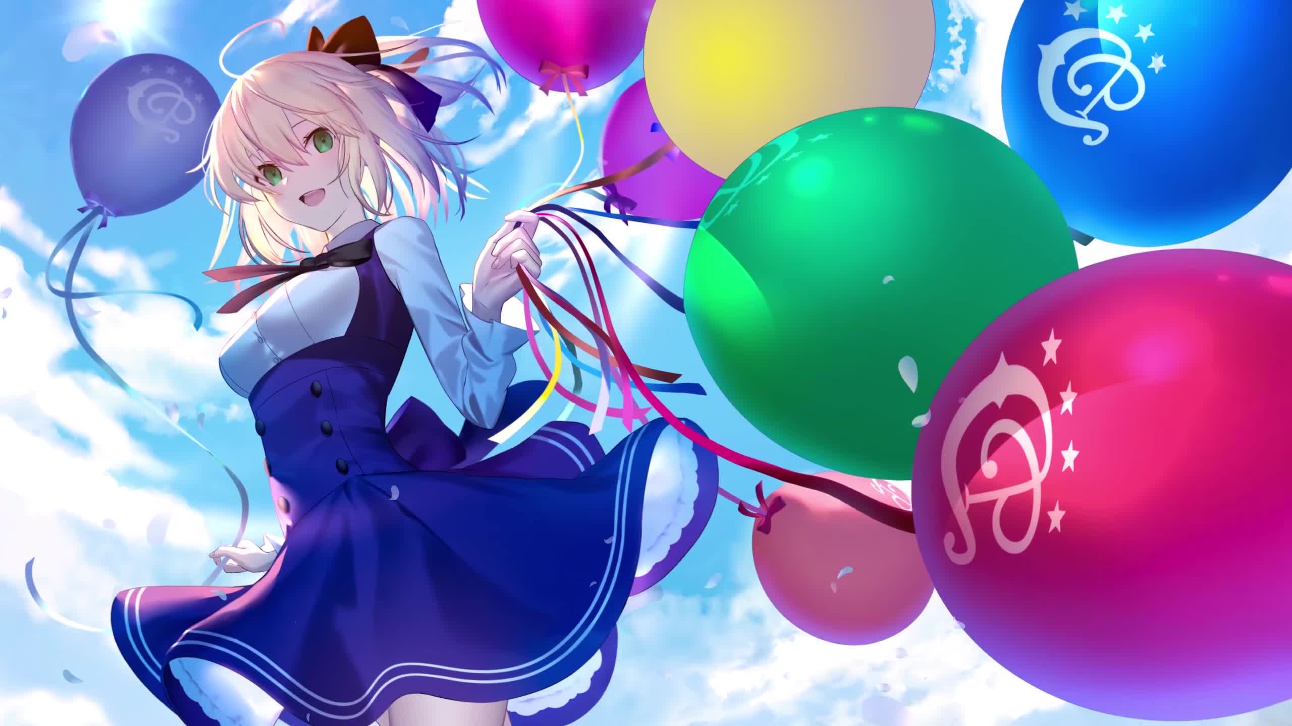 PC Saber Lily Balloons Live Wallpaper Free