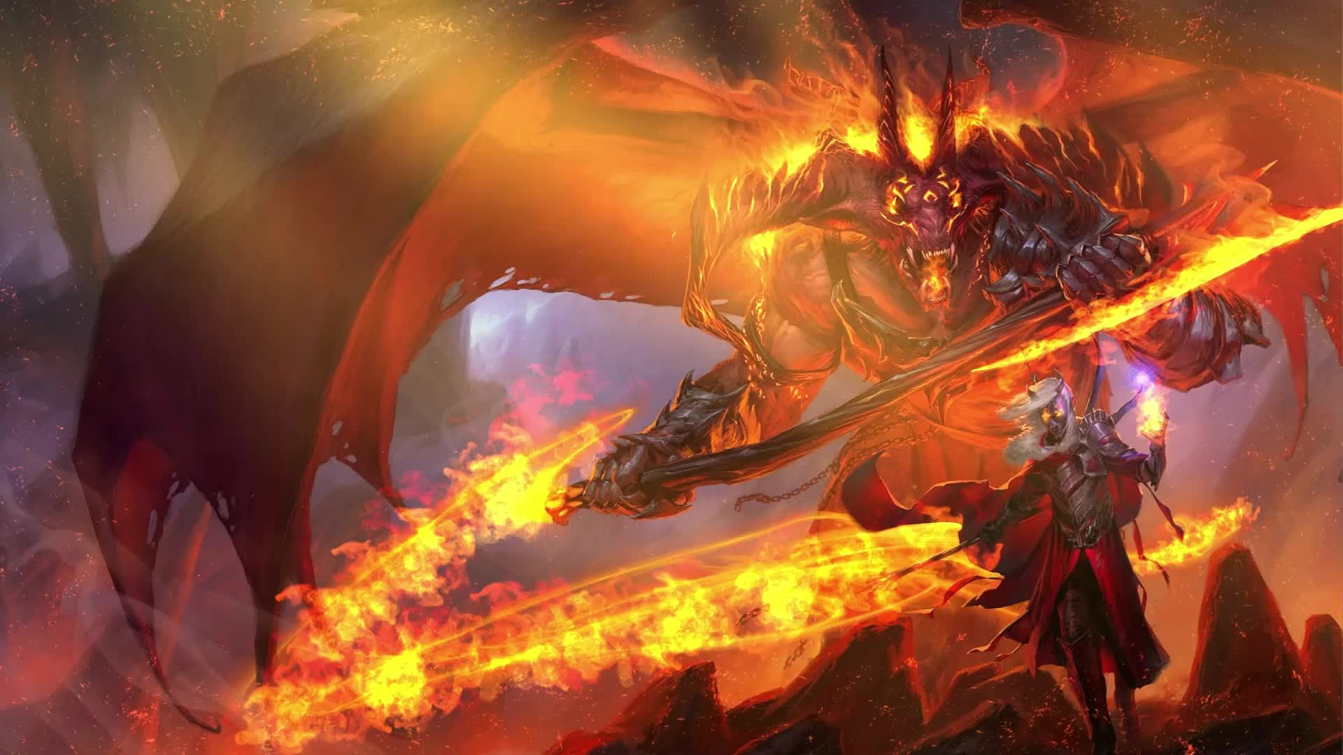 PC Fire Demon Live Wallpaper Free