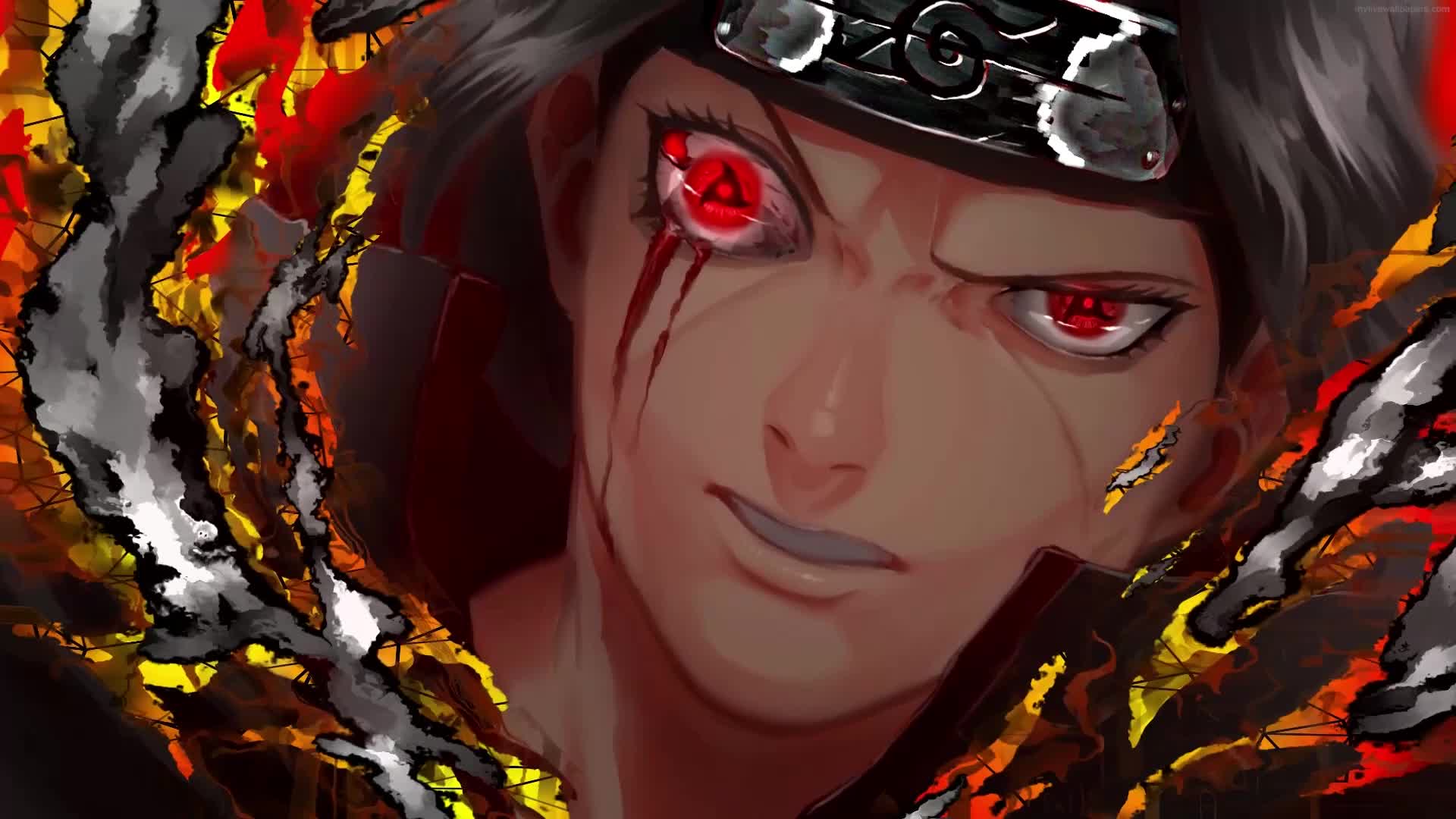 PC Itachi Uchiha Mangekyou Sharingan Live Wallpaper Free