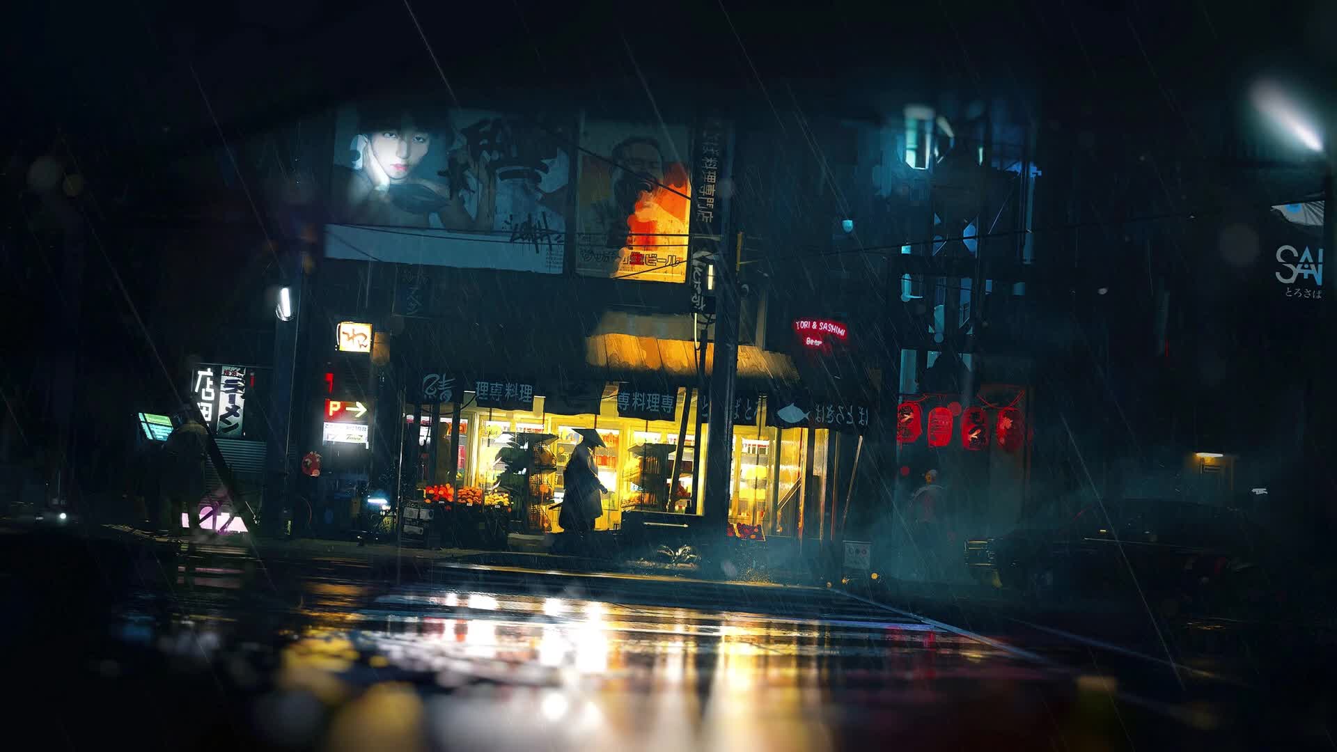 PC Urban Samurai Live Wallpaper Free